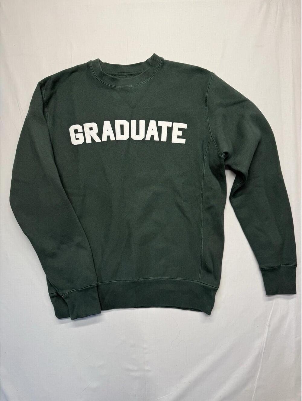 The Graduate Sweatshirt Green Pullover Crewneck  Size Small Grad Season